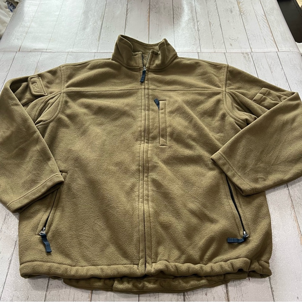 Duluth Trading Men's Shoreman's Fleece Windproof Jacket Sz L